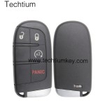 433Mhz 46 chip FCC:M3N40821302 keyless 3+1 button remote key for Jeep 2014-2018